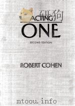 ACTING ONE SECOND EDITION 1992 PDF电子版封面 155934119X
