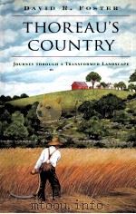THOREAU‘S COUNTRY:JOURNEY THROUGH A TRANSFORMED LANDSCAPE 1999 PDF电子版封面 0674886453