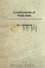 COMBINATORICS OF FINITE SETS 1987 PDF电子版封面 0198533675;0198533799