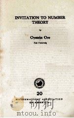 INVITATION TO NUMBER THEORY 1967 PDF电子版封面 088385660X