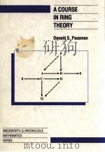 A COURSE IN RING THEORY 1991 PDF电子版封面 0534137768