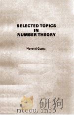 SELECTED TOPICS IN NUMBER THEORY 1980 PDF电子版封面 0856261777