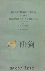 AN INTRODUCTION TO THE THEORY OF NUMBERS THIRD EDITION FIFTH EDITION（1981 PDF版）