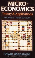 MICROECONOMICS:THEORY AND APPLICATIONS SHORTER THIRD EDITION 1979 PDF电子版封面 0393950107