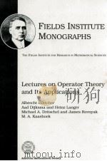 FIELDS INSTITUTE MONGRAPHS 1996 PDF电子版封面 082180457X