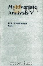 MULTIVARIATE ANALYSIS V 1980 PDF电子版封面