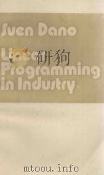 SVEN DANO LINEAR PROGRAMMING IN INDUSTRY FOURTH REVISED AND ENLARGED（1974 PDF版）