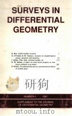 SURVEYSIN DIFFERENTIAL GEOMETRY 1991 PDF电子版封面 0821801686