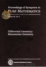 PROCEEDINGS OF SYMPOSIA IN PURE MATHEMATICS VOLUME 54 PART 3（1993 PDF版）