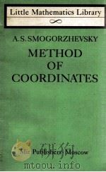 MATHOD OF COORDINATES 1984 PDF电子版封面