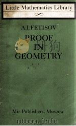 PROOF IN GEOMETRY 1978 PDF电子版封面