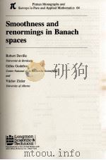 SMOOTHNESS AND RENORMINGS IN BANACH SPACES 1993 PDF电子版封面