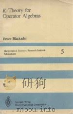K-THEORY FOR OPERATOR ALGEBRAS（1986 PDF版）