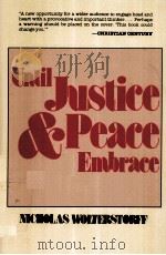 UNTIL JUSTICE AND PEACE EMBRACE 1983 PDF电子版封面 080281980X