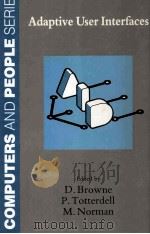Adaptive User Interfaces（1990 PDF版）