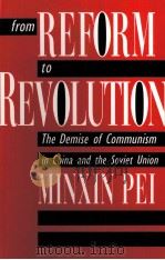 FROM REFORM TO REVOLUTION 1994 PDF电子版封面 067432563X