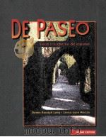 DE PASEO SECOND EDITION 1999 PDF电子版封面 083848123X
