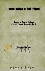 THERMAL ANALYSIS OF HIGH POLYMERS（1964 PDF版）