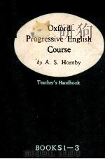OXFORD PROGRESSIVE ENGLISH FOR ADULT LEARNERS 1972 PDF电子版封面