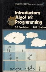 INTRODUCTORY ALGOL 68 PROGRAMMING 1979 PDF电子版封面 0853121273