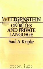 WITTGENSTEIN ON RULES AND PRIVATE LANGUAGE（1982 PDF版）