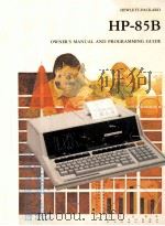 HB-85B Owner's Manual and Programming Guide 1983 PDF电子版封面