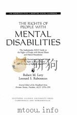THE RIGHTS OF PEOPLE WITH MENTAL DISABILITIES PDF电子版封面 0809319896