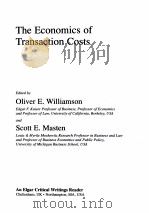 The Economics of Transaction Costs（ PDF版）