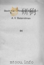 STOCHASTIC DIFFERENTIAL SYSTEMS I  84（1973 PDF版）