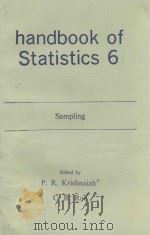 HANDBOOK OF STATISTICS 6 1988 PDF电子版封面 044470289X
