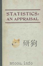 STATISTICS AN APPRAISAL 1984 PDF电子版封面 0813817218