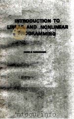 INTRODUTION TO LINEAR AND NONLINEAR PROGRAMMING（1965 PDF版）