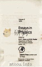 ESSAYS IN PHYSICS VOLUME 5 1973（1973 PDF版）
