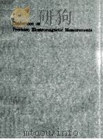 CONFERENCE ON PRECISION ELECTROMAGNETIC MEASUREMENTS（1990 PDF版）