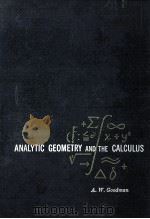Analytic Geometry and The Calculus 1963 PDF电子版封面