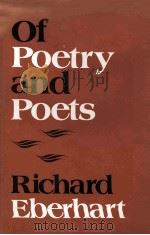 OF POETRY AND POETS 1979 PDF电子版封面 0252006305