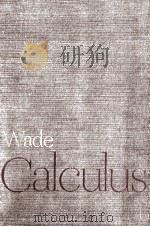 Calculus PDF电子版封面