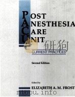POST ANESTHESIA CARE UNIT 1990 PDF电子版封面