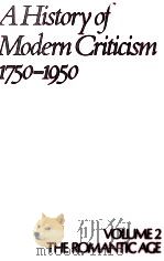 A HISTORY OF MODERN CRITICISM 1750-1950 2.The Romantic Age（1981 PDF版）