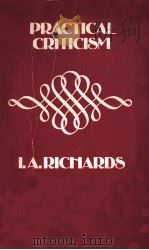 PRACTICAL CRITICISM A Study of LITERARY JUDGMENT（1978 PDF版）