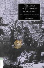 THE CRISIS OF LITERATURE IN THE 1790s Print Culture and the Public Sphere（1999 PDF版）