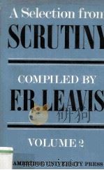 A SELECTION FROM SCRUTINY VOLUME 2 1968 PDF电子版封面