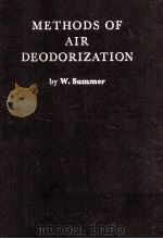 Methods of Air Deodorization 1963 PDF电子版封面