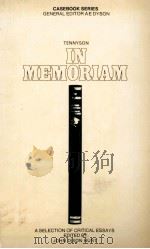 Tennyson In Memoriam A CASEBOOK（1970 PDF版）