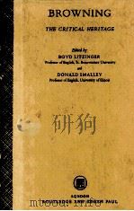 BROWNING THE CRITICAL HERITAGE PDF电子版封面
