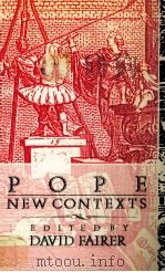 Pope New contexts 1990 PDF电子版封面 0745007910