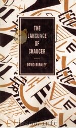 THE LANGUAGE OF CHAUCER 1983 PDF电子版封面 0333497791
