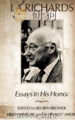 I.A.RICHARDS ESSAYS IN HIS HONOR（1973 PDF版）