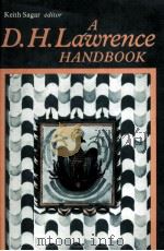 A D.H.Lawrence HANDBOOK 1982 PDF电子版封面 0719007801