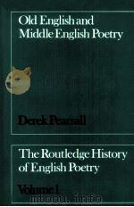 The Routledge History of English Poetry Volume 1 Old English and Middle English Poetry（1977 PDF版）